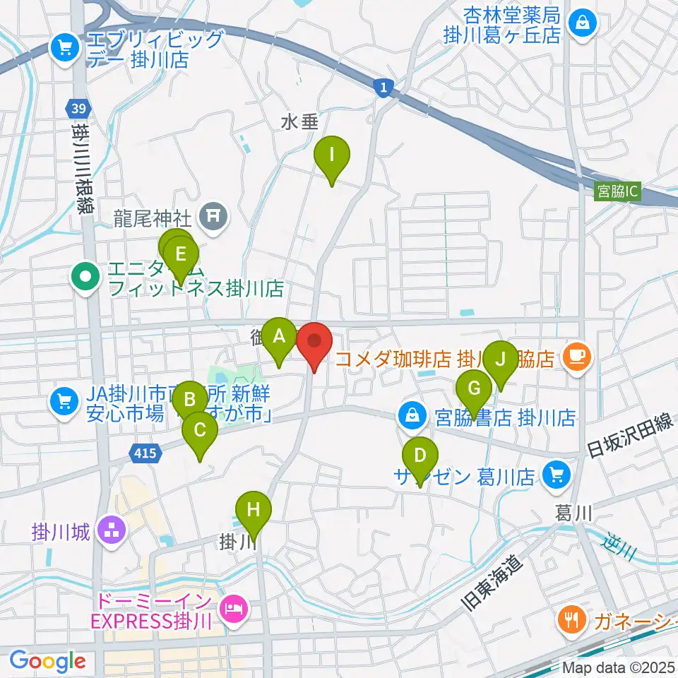 兵藤楽器店周辺の駐車場・コインパーキング一覧地図