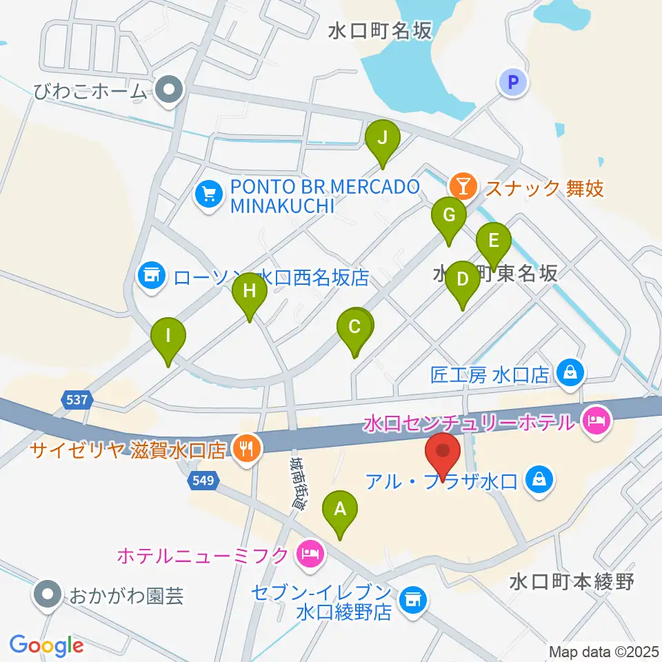イシオカ楽器周辺の駐車場・コインパーキング一覧地図