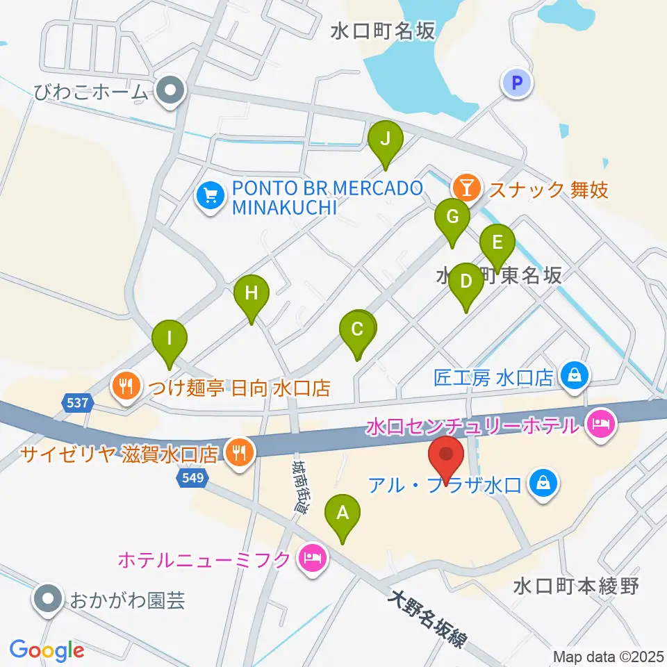 イシオカ楽器周辺の駐車場・コインパーキング一覧地図