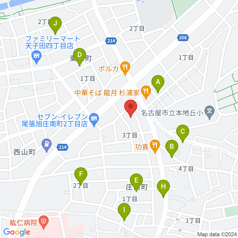 岩本ケース周辺の駐車場・コインパーキング一覧地図