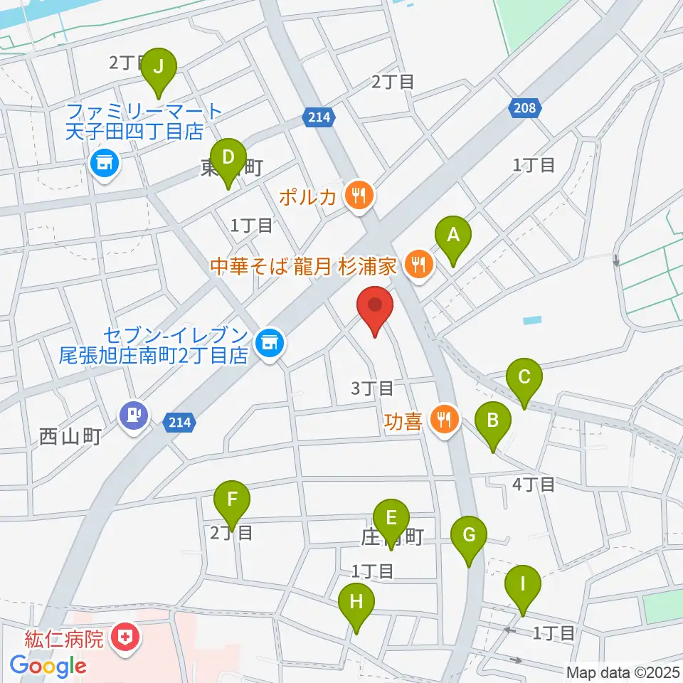 岩本ケース周辺の駐車場・コインパーキング一覧地図