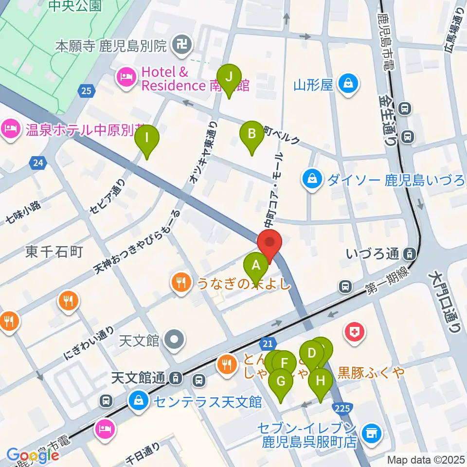 十字屋クロス周辺の駐車場・コインパーキング一覧地図