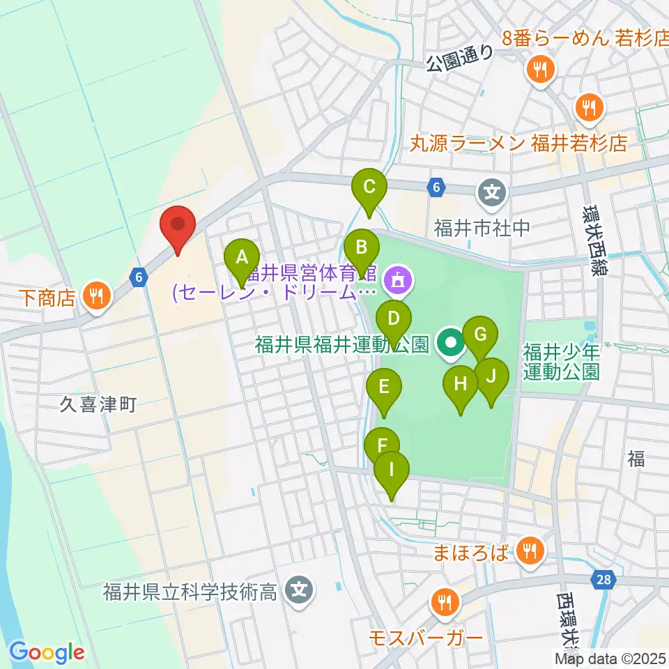 音楽工房かわばた周辺の駐車場・コインパーキング一覧地図