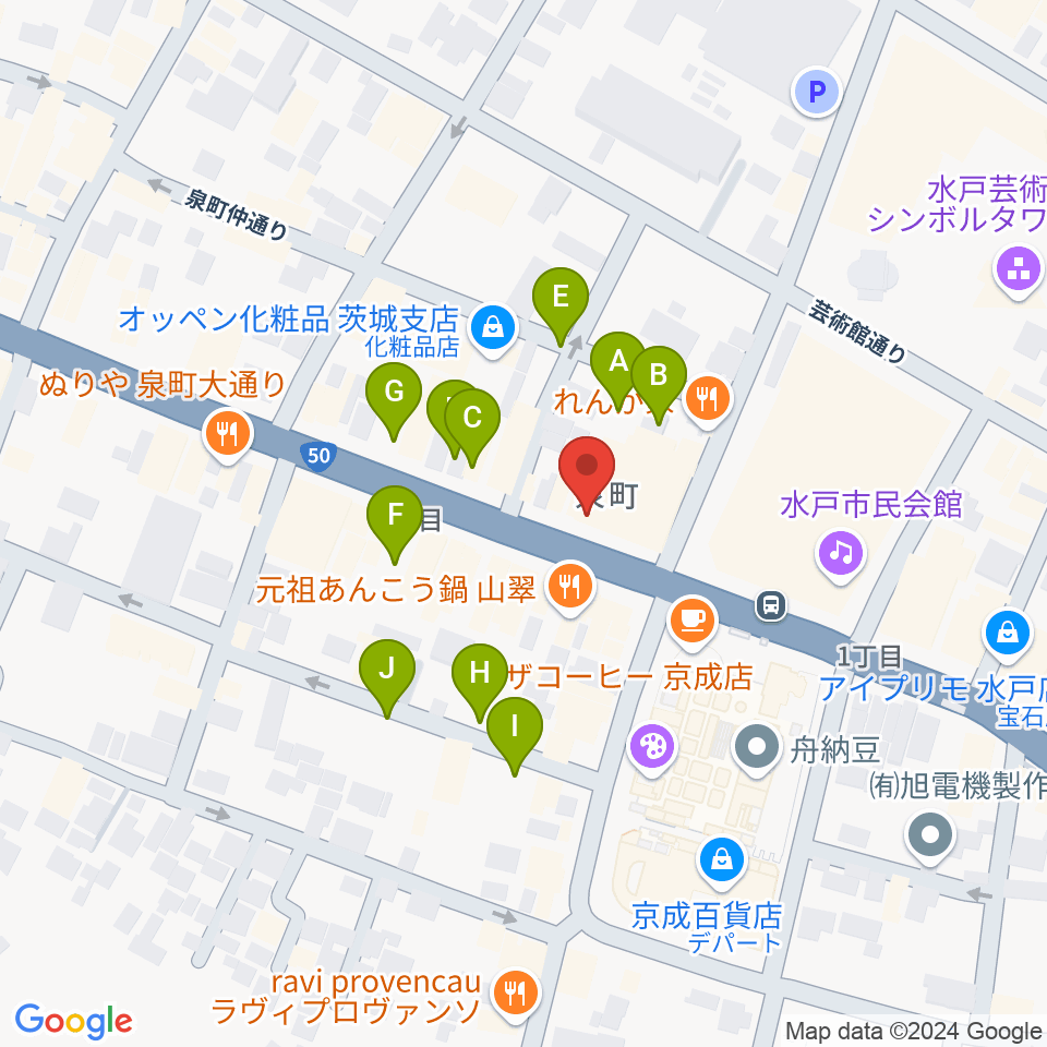 かわまた楽器店周辺の駐車場・コインパーキング一覧地図