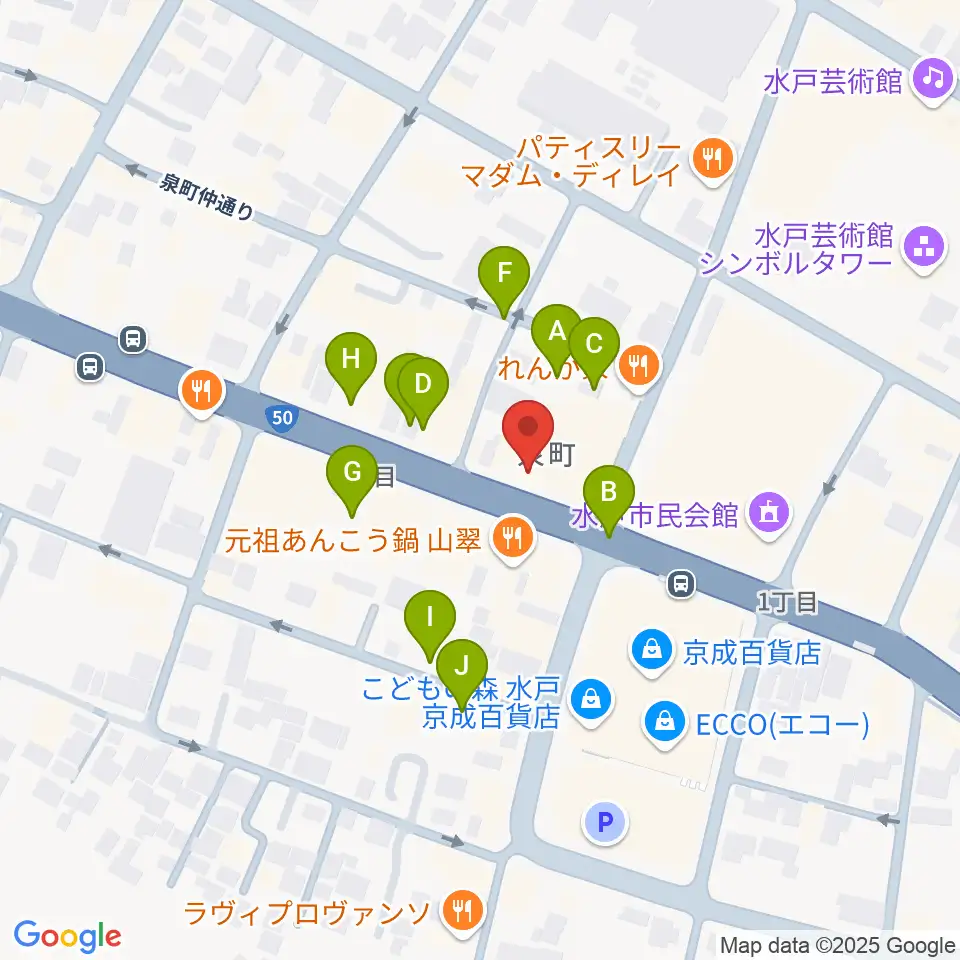 かわまた楽器店周辺の駐車場・コインパーキング一覧地図