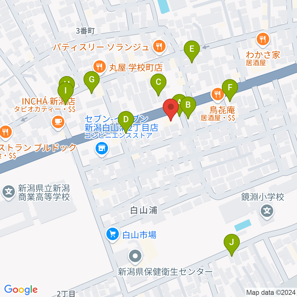 大正琴 琴源周辺の駐車場・コインパーキング一覧地図