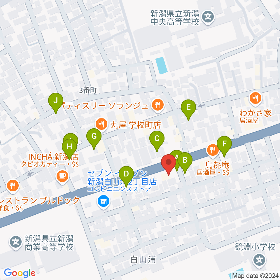 大正琴 琴源周辺の駐車場・コインパーキング一覧地図