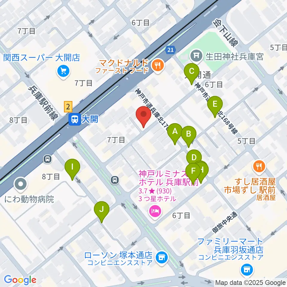 三宅バイオリン工房周辺の駐車場・コインパーキング一覧地図