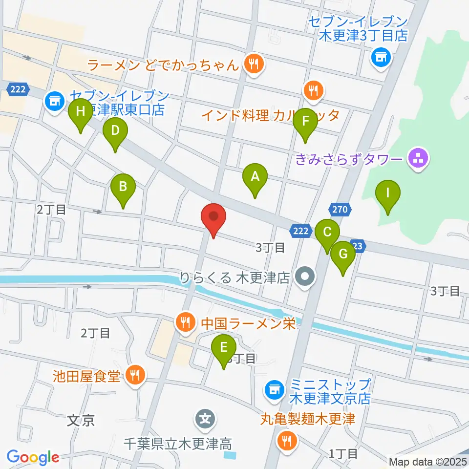 コンドー楽器 本店ショールーム周辺の駐車場・コインパーキング一覧地図