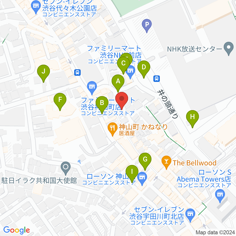 三田村楽器店周辺の駐車場・コインパーキング一覧地図