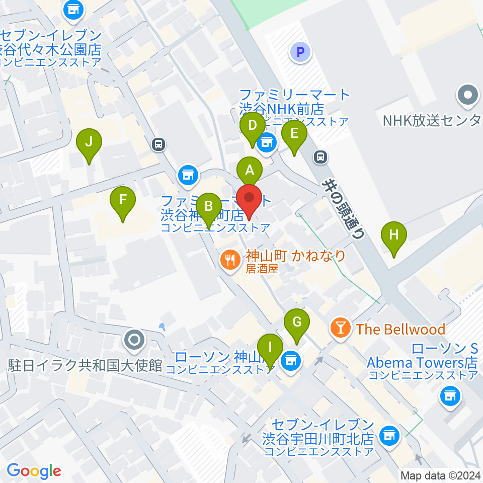 三田村楽器店周辺の駐車場・コインパーキング一覧地図