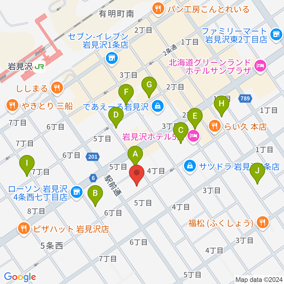 北海道教育楽器 ミュージックショップバンバン周辺の駐車場・コインパーキング一覧地図