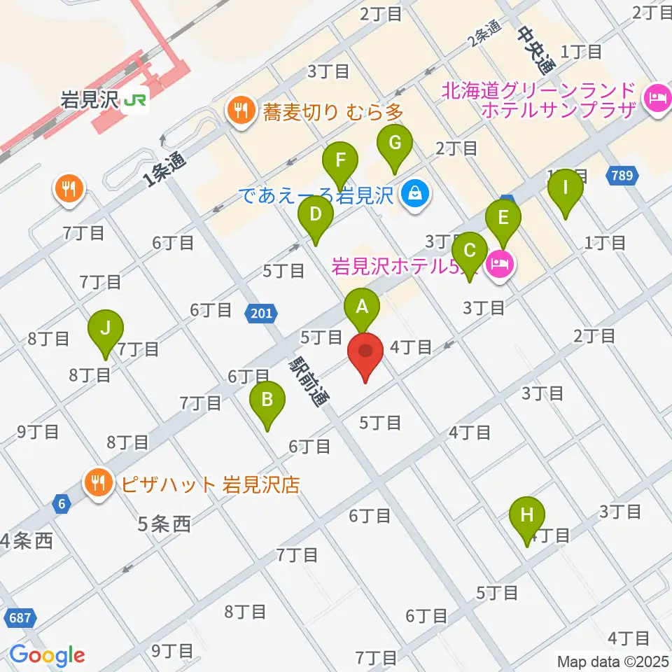 北海道教育楽器 ミュージックショップバンバン周辺の駐車場・コインパーキング一覧地図