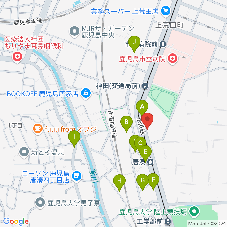 松田ピアノ友社周辺の駐車場・コインパーキング一覧地図