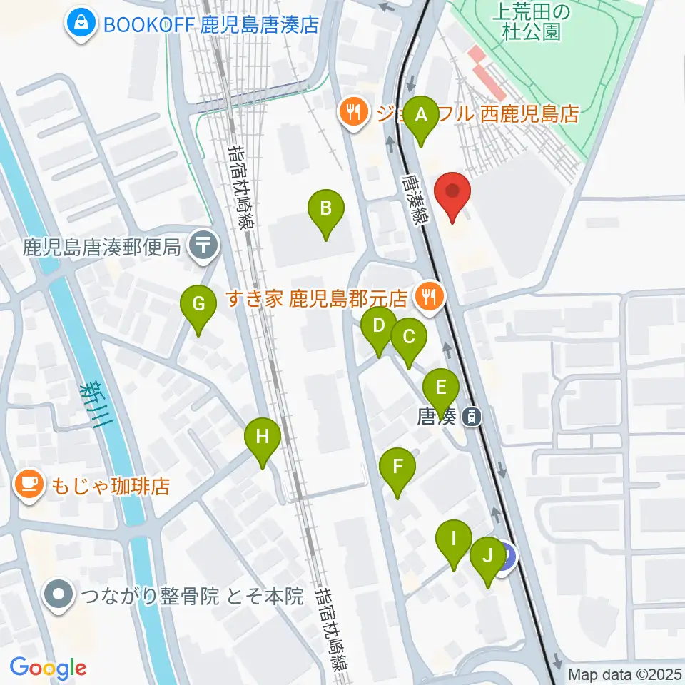松田ピアノ友社周辺の駐車場・コインパーキング一覧地図