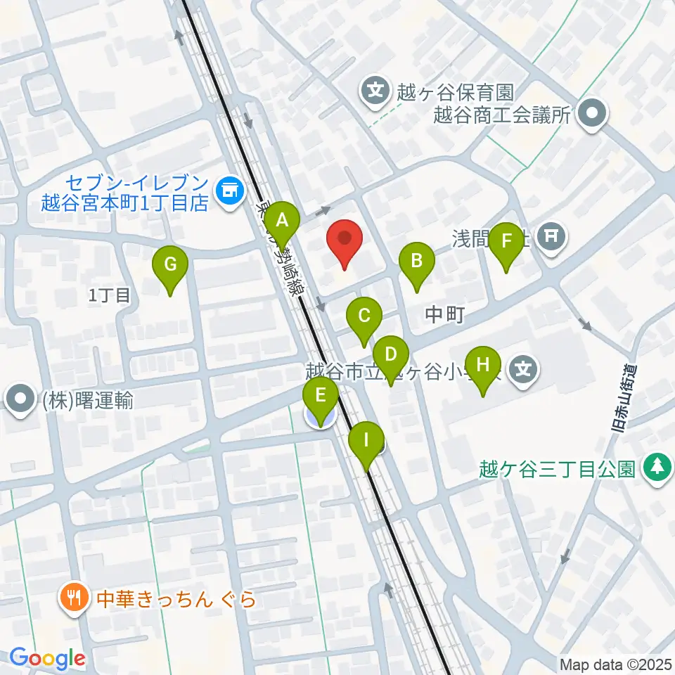ネギシ楽器周辺の駐車場・コインパーキング一覧地図