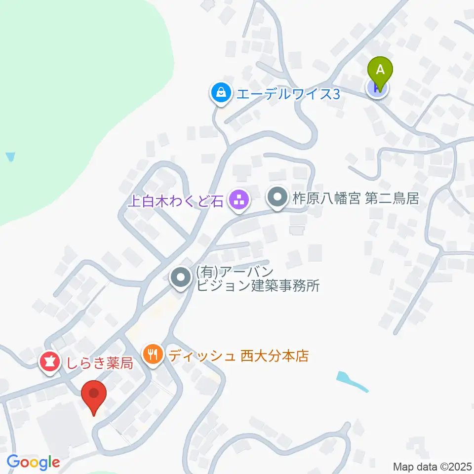 西日本弦楽器周辺の駐車場・コインパーキング一覧地図