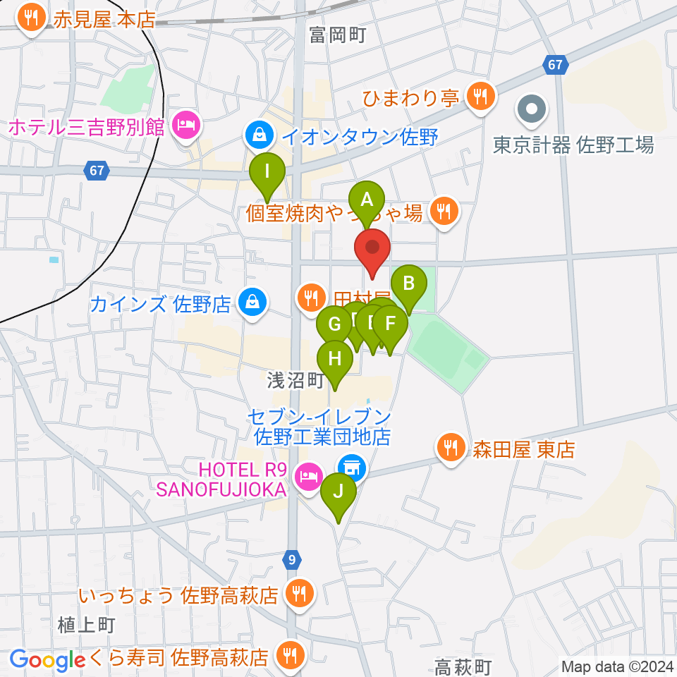 オンダ楽器周辺の駐車場・コインパーキング一覧地図