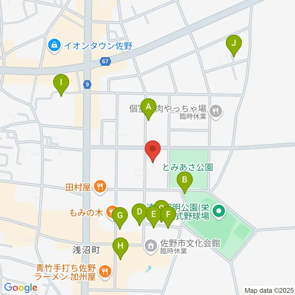 オンダ楽器周辺の駐車場・コインパーキング一覧地図
