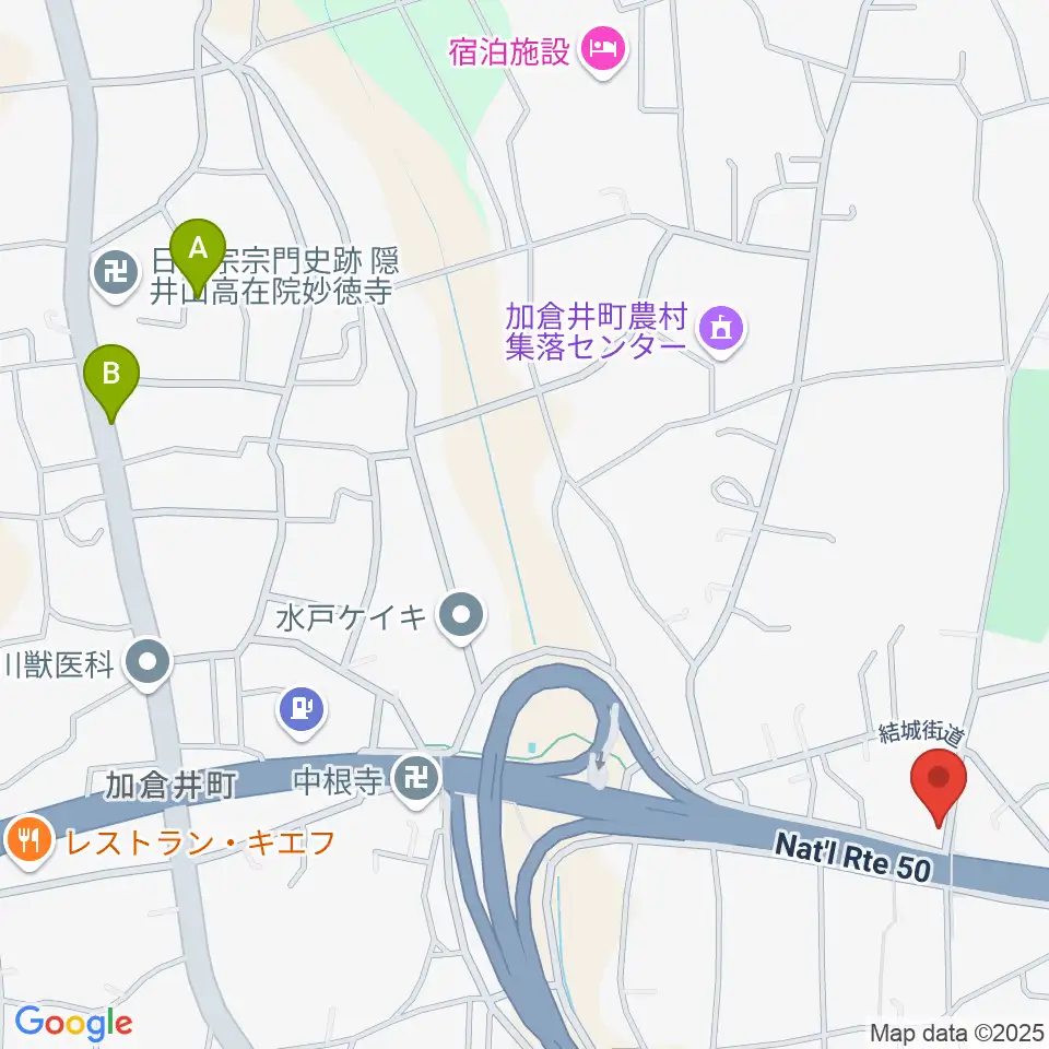 ピアノハウス水戸周辺の駐車場・コインパーキング一覧地図