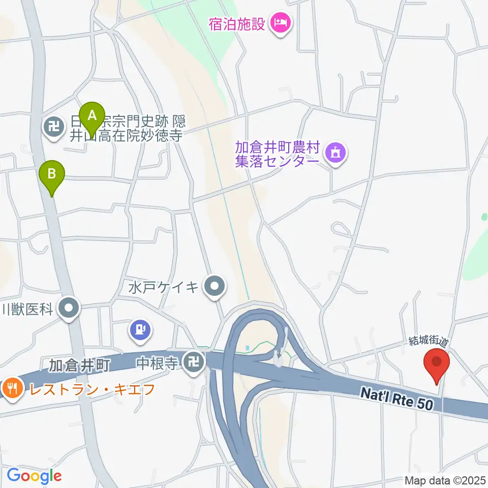 ピアノハウス水戸周辺の駐車場・コインパーキング一覧地図
