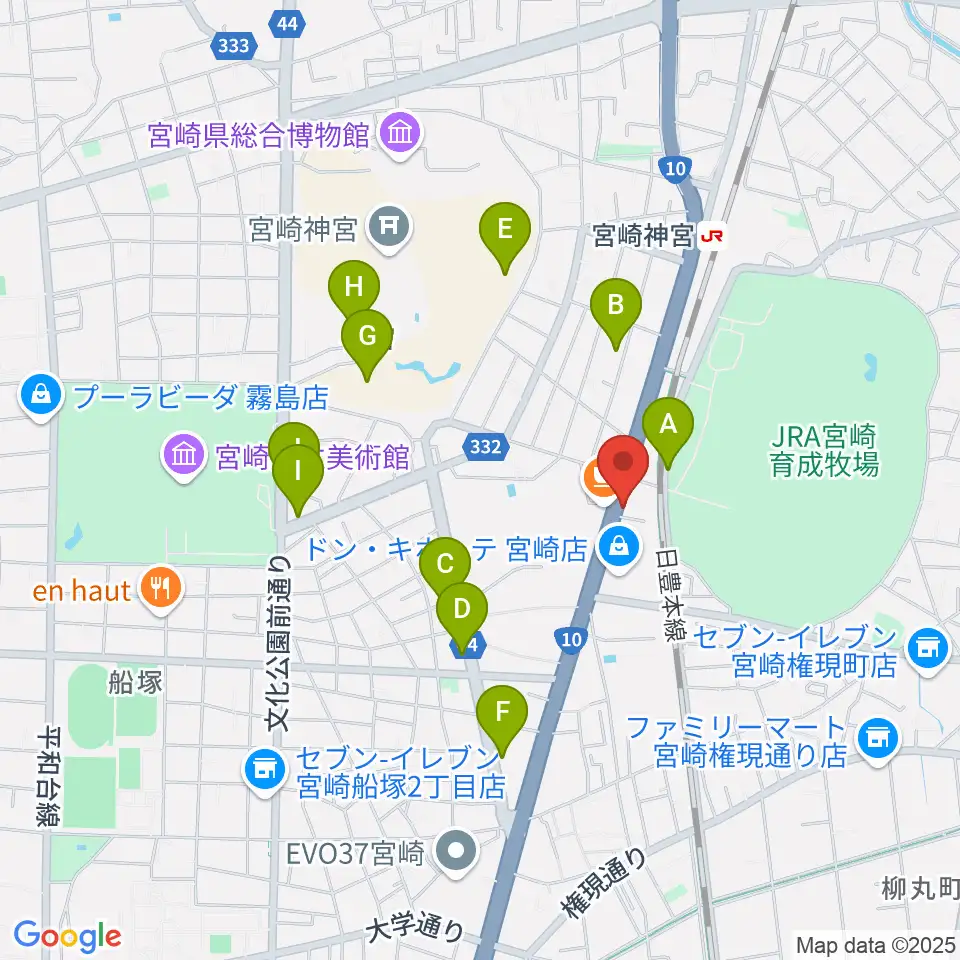 Piano Bank周辺の駐車場・コインパーキング一覧地図