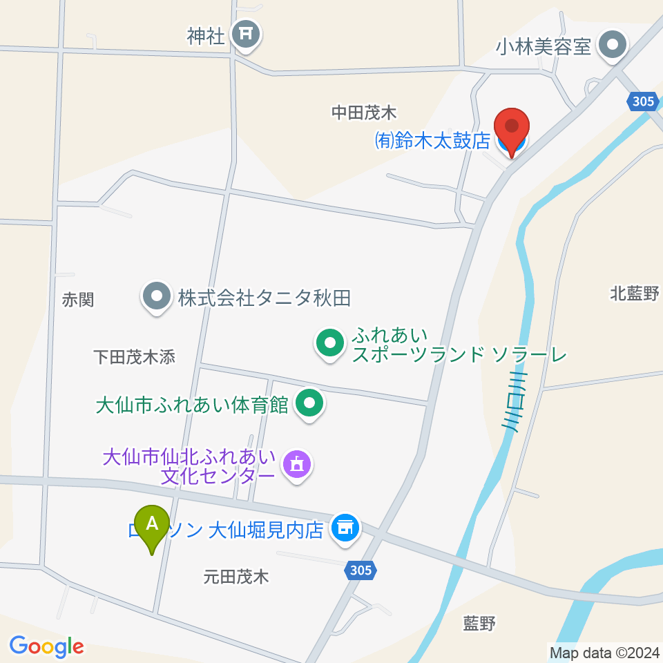 有限会社 鈴木太鼓店周辺の駐車場・コインパーキング一覧地図