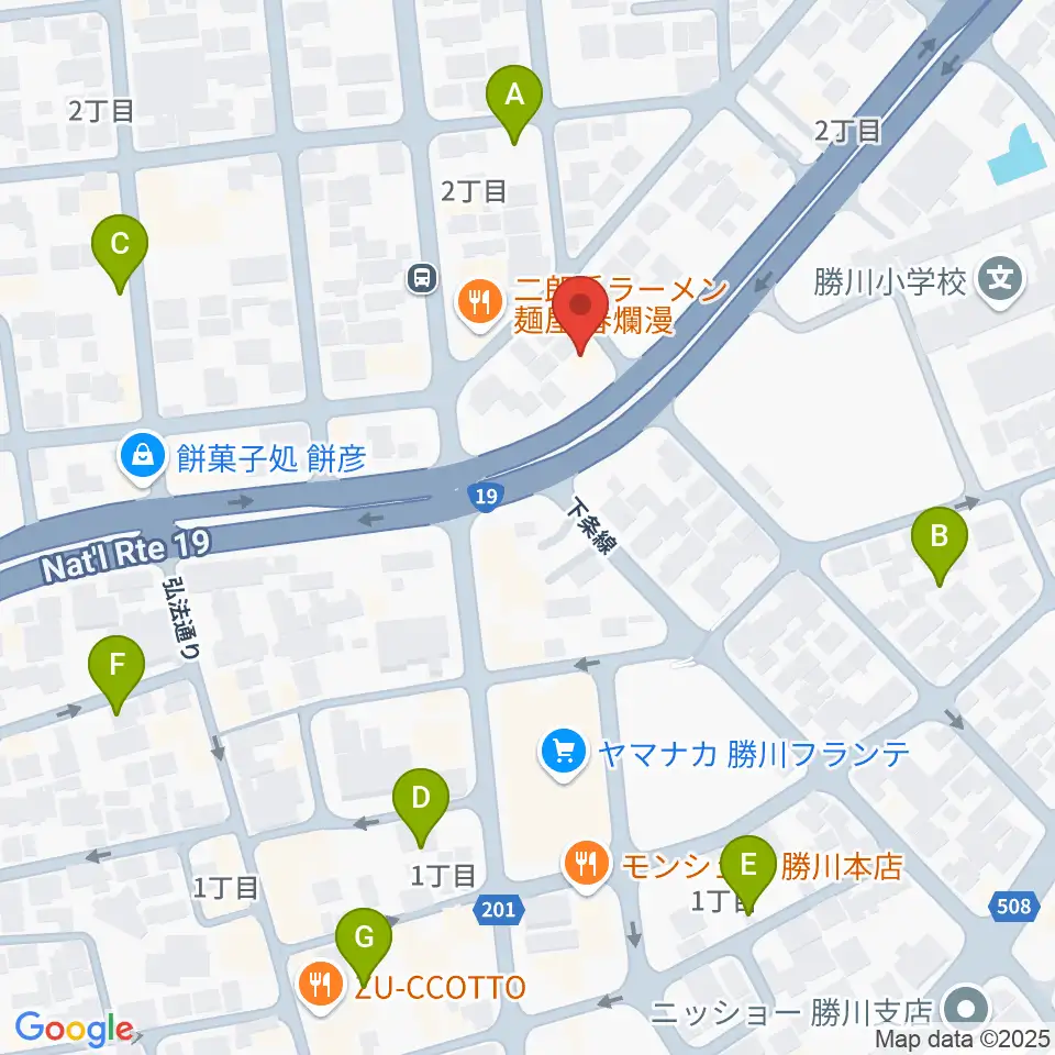 株式会社サカエ楽器周辺の駐車場・コインパーキング一覧地図