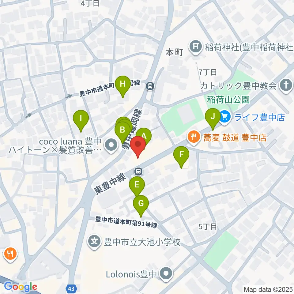 清家楽器周辺の駐車場・コインパーキング一覧地図