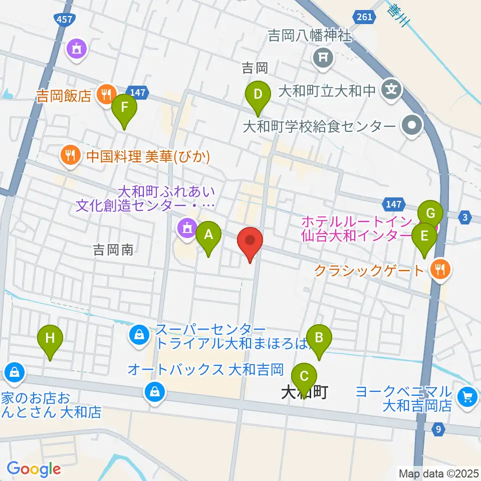 仙台ピアノ工房周辺の駐車場・コインパーキング一覧地図
