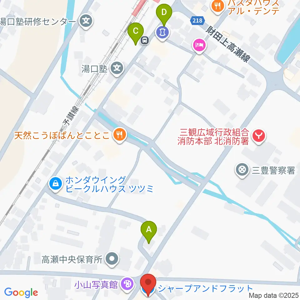 シャープアンドフラット周辺の駐車場・コインパーキング一覧地図