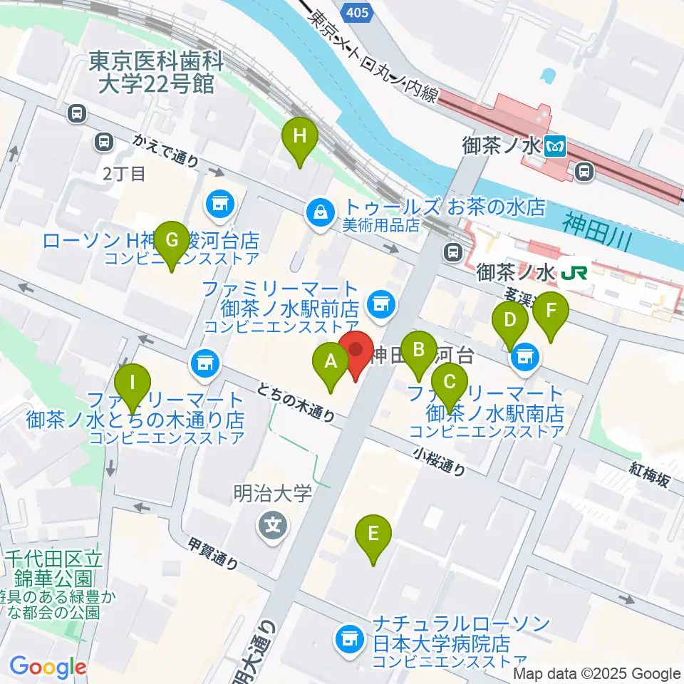 下倉バイオリン周辺の駐車場・コインパーキング一覧地図