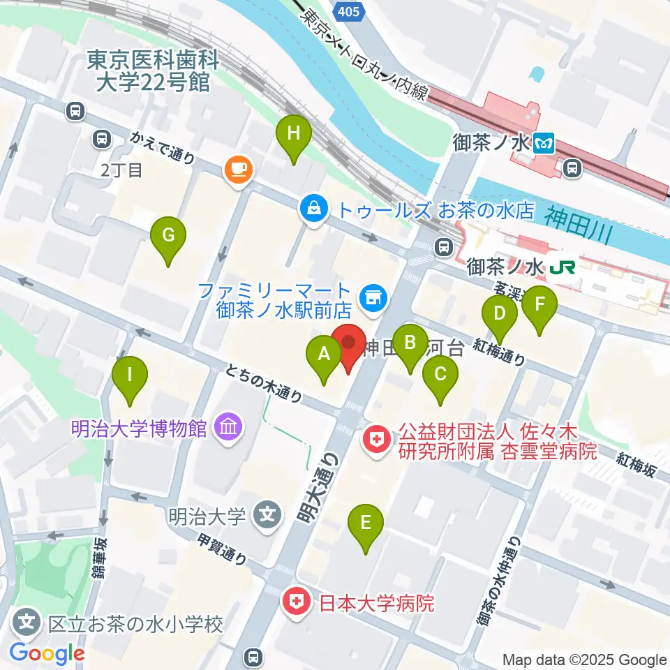 下倉バイオリン周辺の駐車場・コインパーキング一覧地図