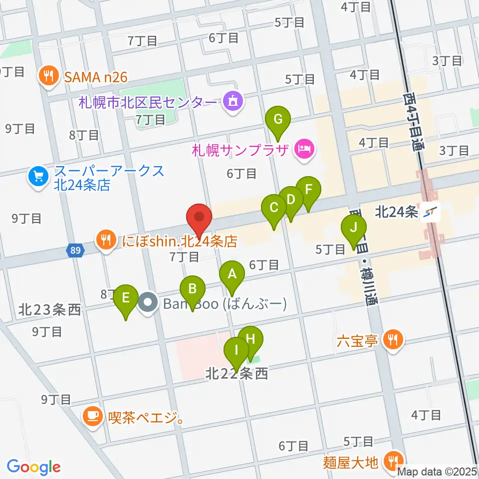 ジングル周辺の駐車場・コインパーキング一覧地図