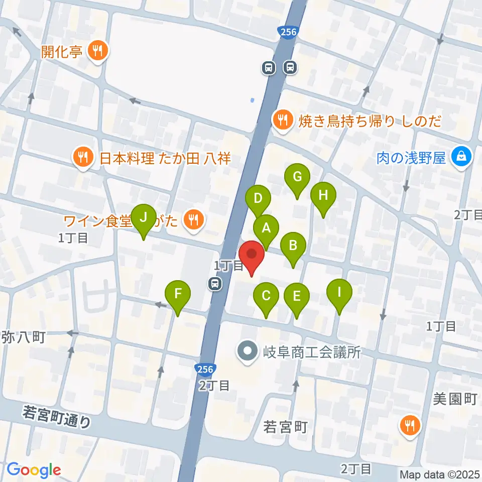 松栄堂楽器 本店周辺の駐車場・コインパーキング一覧地図