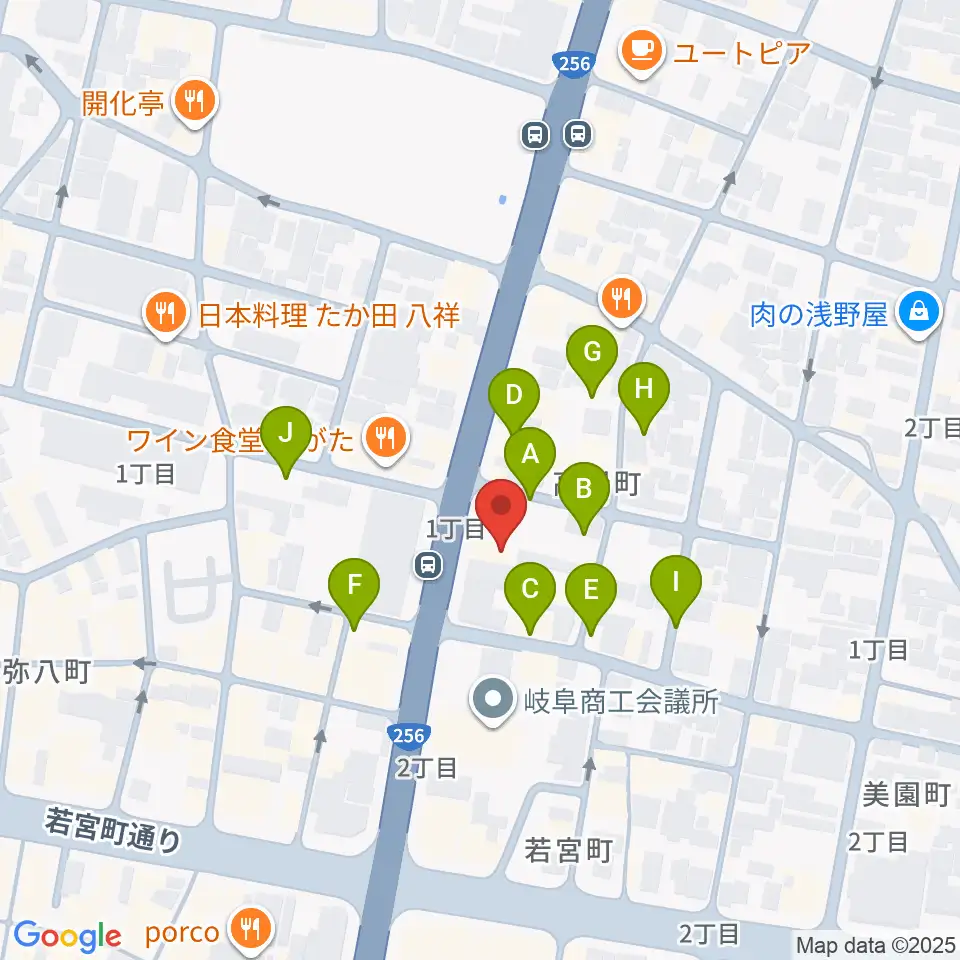 松栄堂楽器 本店周辺の駐車場・コインパーキング一覧地図