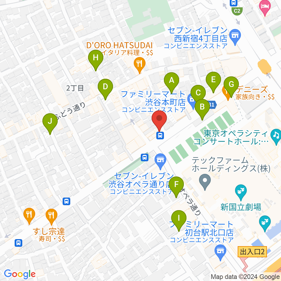 レオミュージック周辺の駐車場・コインパーキング一覧地図