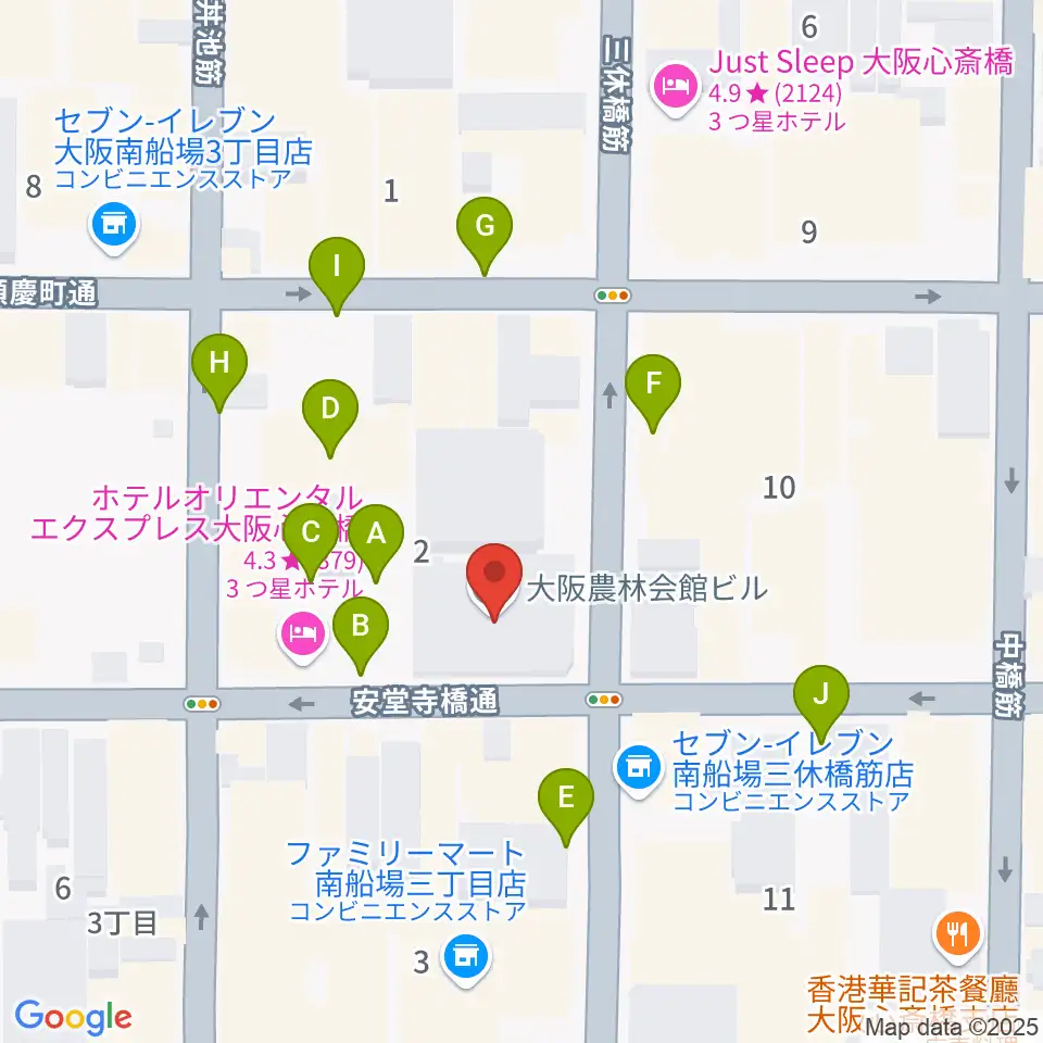 ストリングフォニック周辺の駐車場・コインパーキング一覧地図