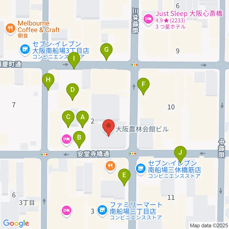 ストリングフォニック周辺の駐車場・コインパーキング一覧地図