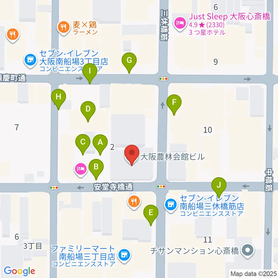 ストリングフォニック周辺の駐車場・コインパーキング一覧地図