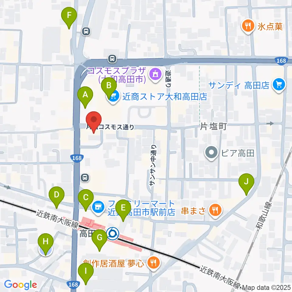末吉楽器店周辺の駐車場・コインパーキング一覧地図
