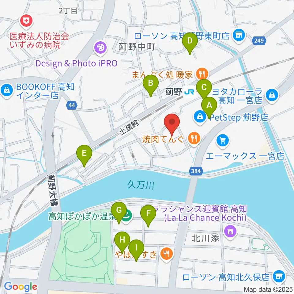 タチバナ楽器周辺の駐車場・コインパーキング一覧地図