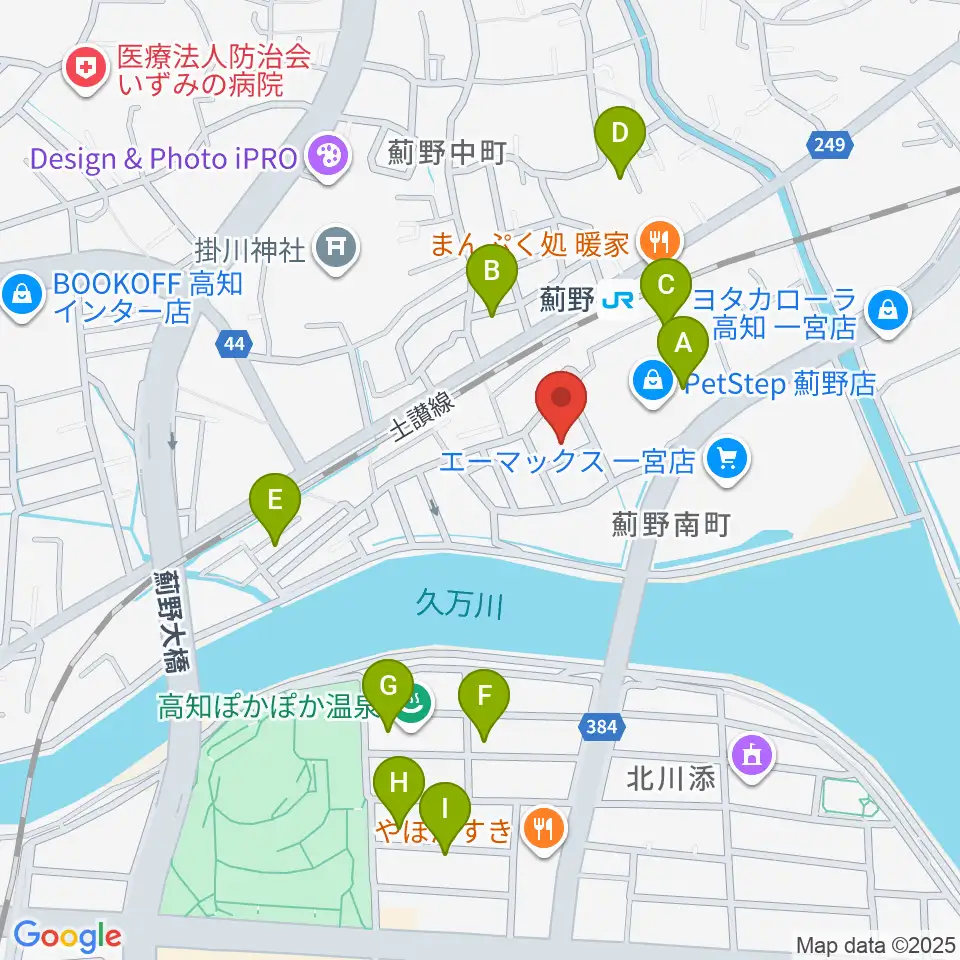 タチバナ楽器周辺の駐車場・コインパーキング一覧地図