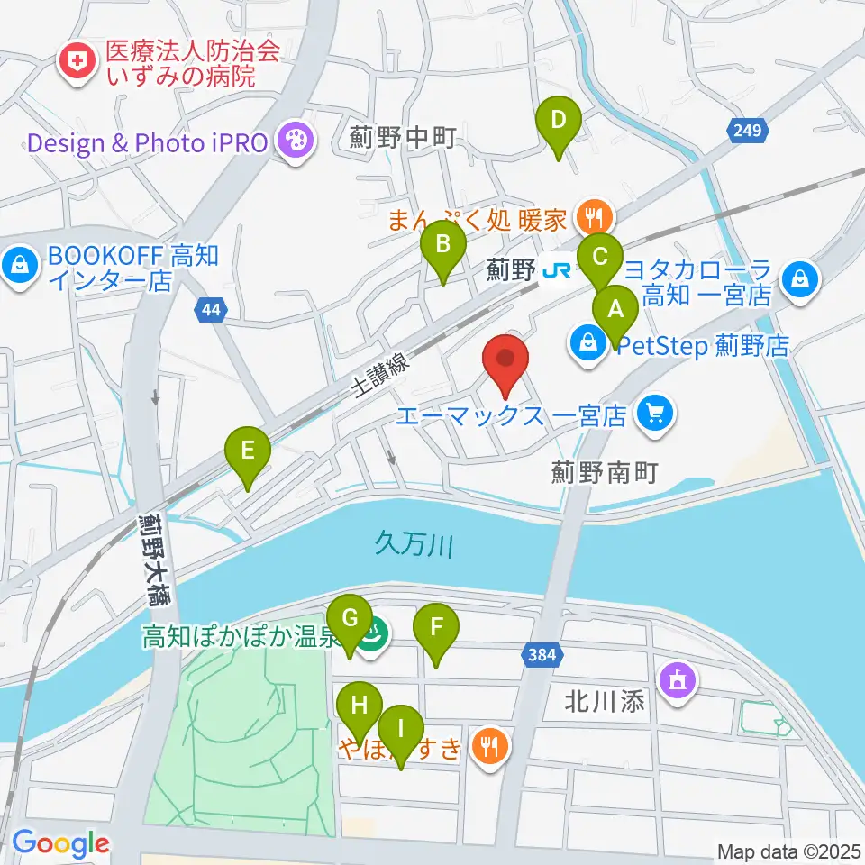 タチバナ楽器周辺の駐車場・コインパーキング一覧地図