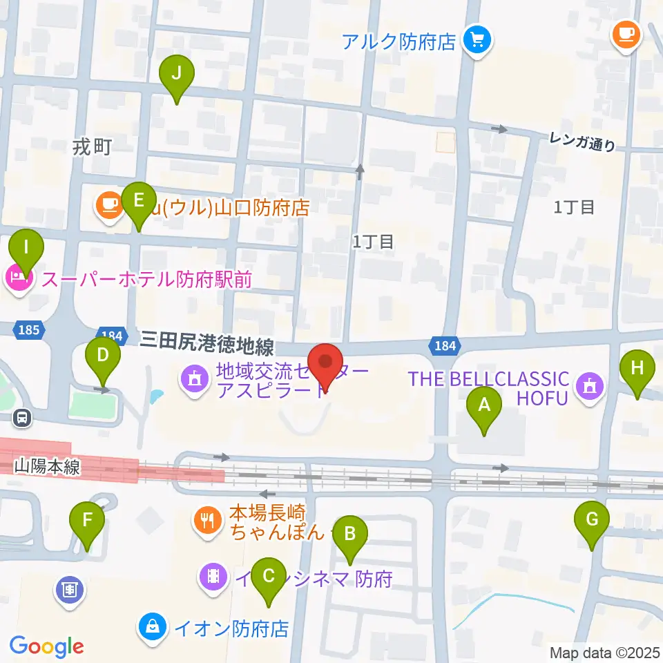 グランドミック タマシゲ楽器ルルサス店周辺の駐車場・コインパーキング一覧地図