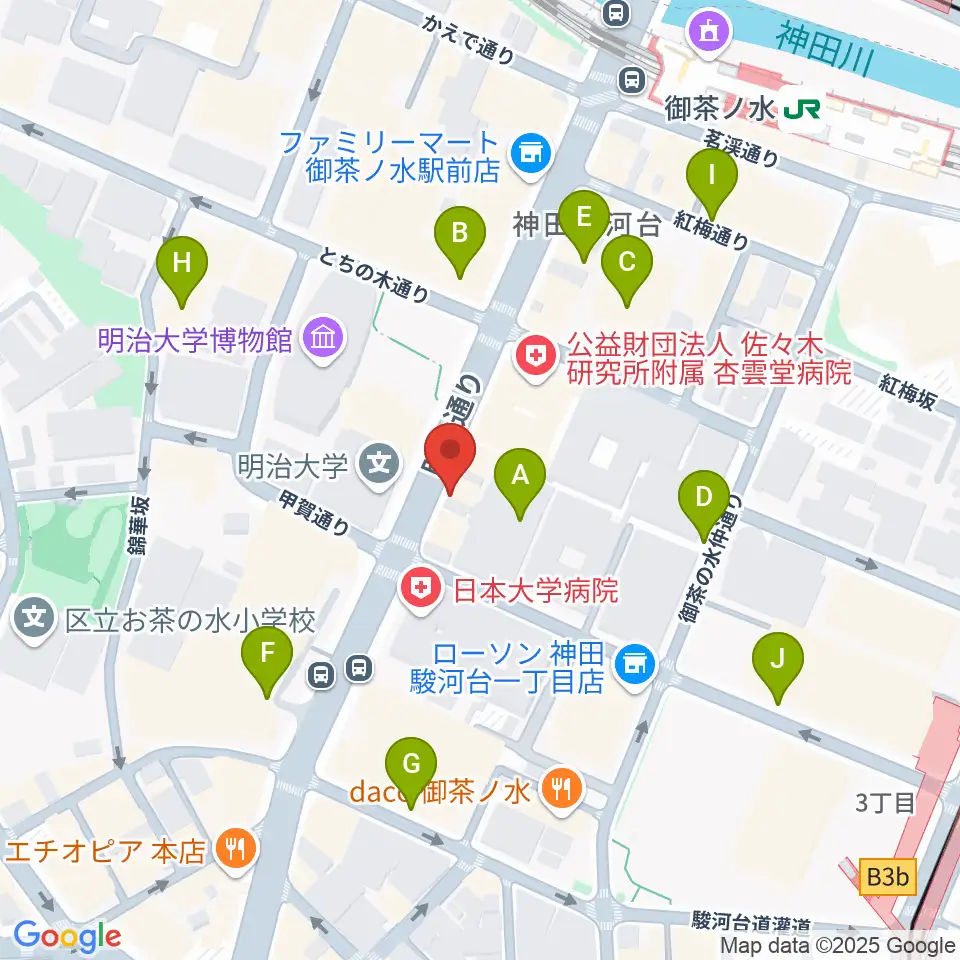谷口楽器周辺の駐車場・コインパーキング一覧地図