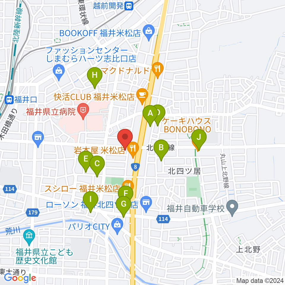 鳥山楽器周辺の駐車場・コインパーキング一覧地図