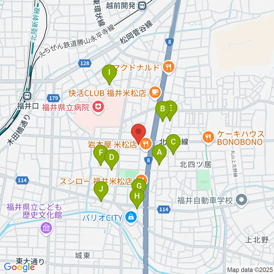鳥山楽器周辺の駐車場・コインパーキング一覧地図