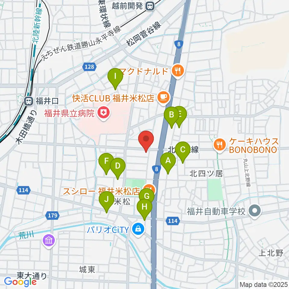 鳥山楽器周辺の駐車場・コインパーキング一覧地図