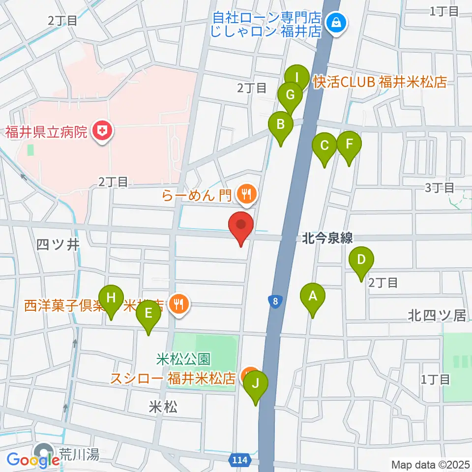 鳥山楽器周辺の駐車場・コインパーキング一覧地図